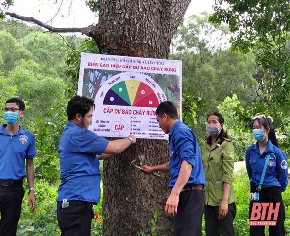 Hà Trung tuyên truyền phòng cháy, chữa cháy rừng mùa nắng nóng